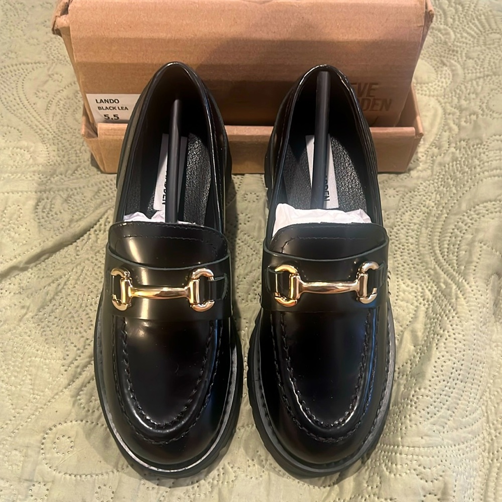 Steve Madden Black Lando 5.5